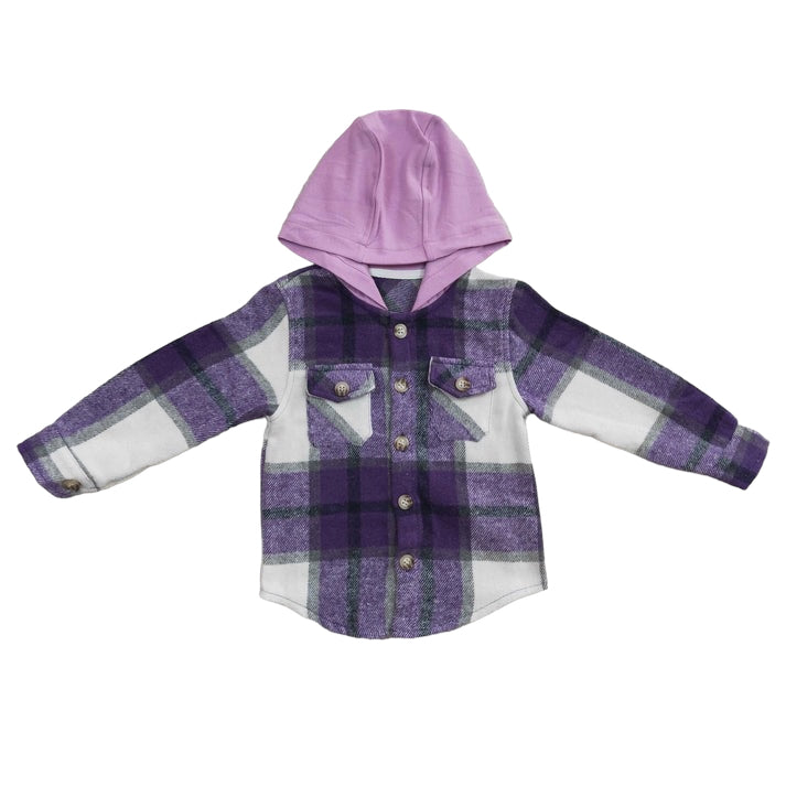 Hooded Flannels - Purple