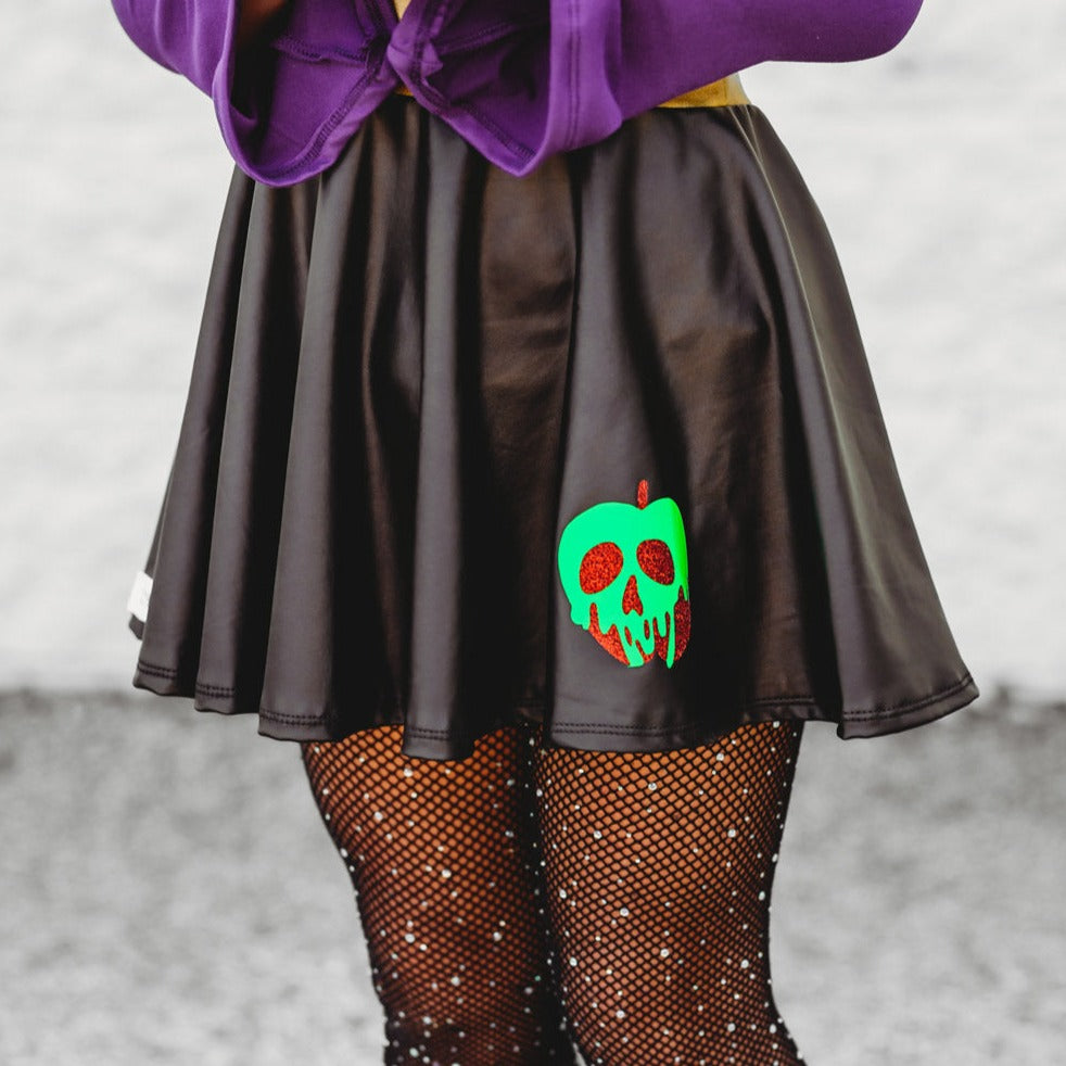 Fitted Top & Twirl Skirt (2 piece) - Poison Apple Queen