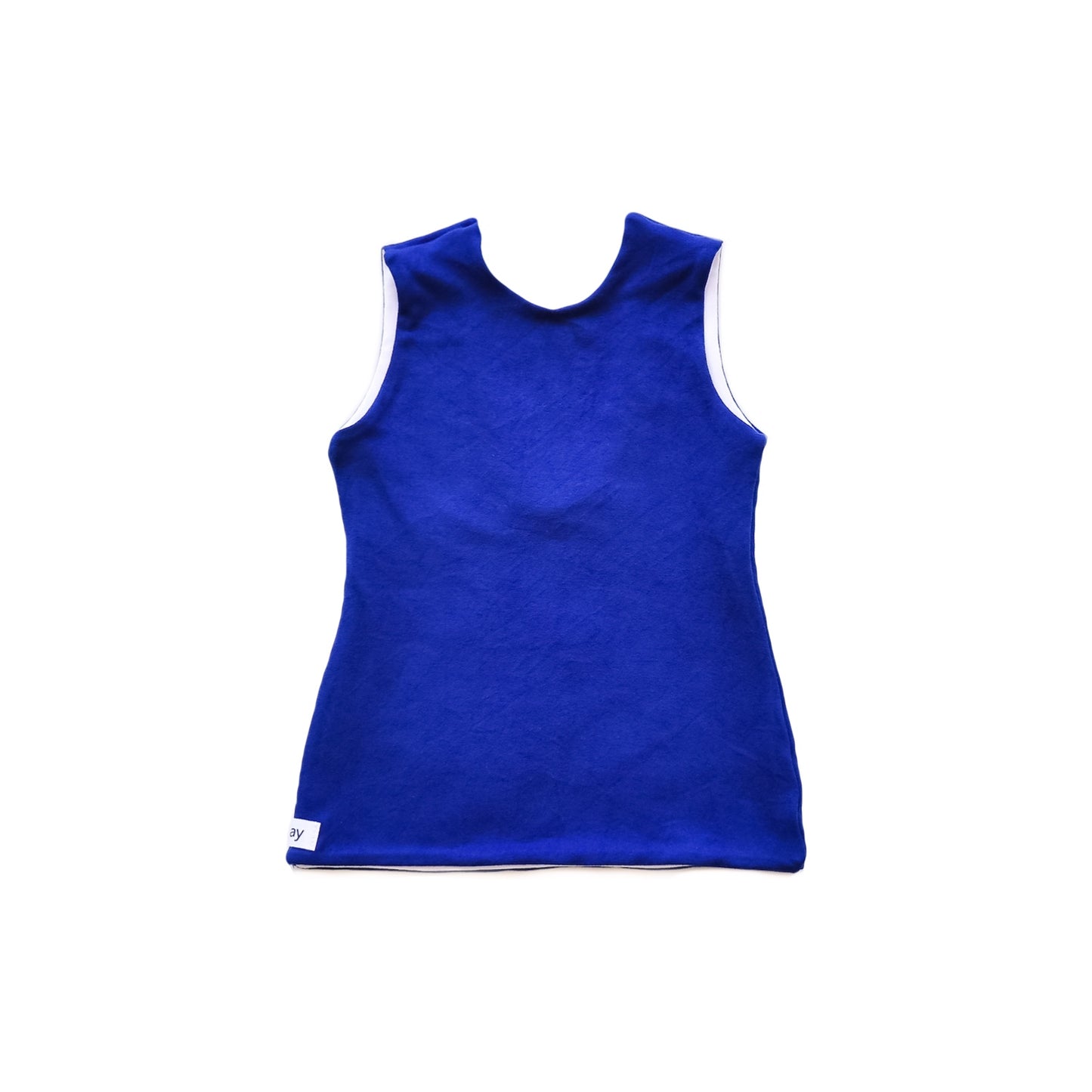 Fitted Top - Blue/White (Reversible)