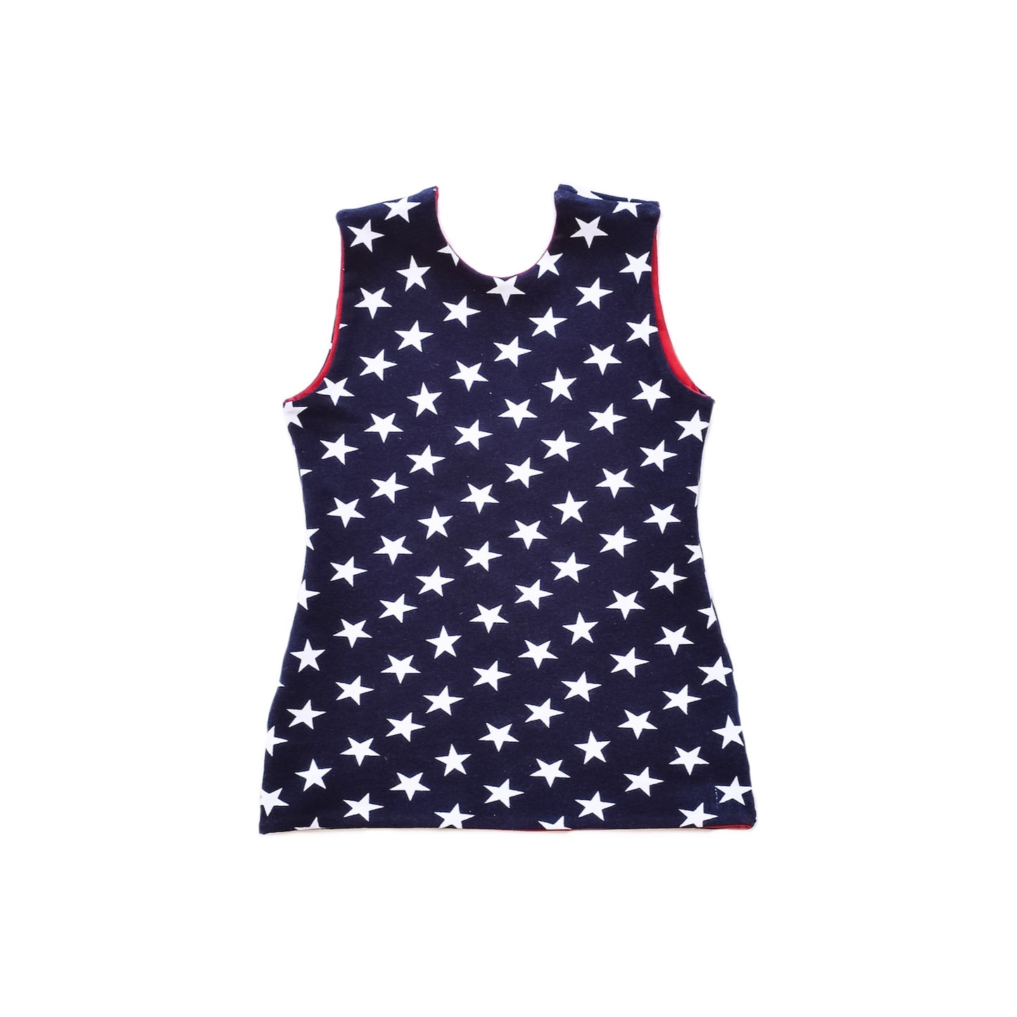 Fitted Top - Red/Stars  (Reversible)