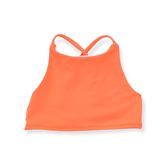 Sporty Swim Top - Neon Orange