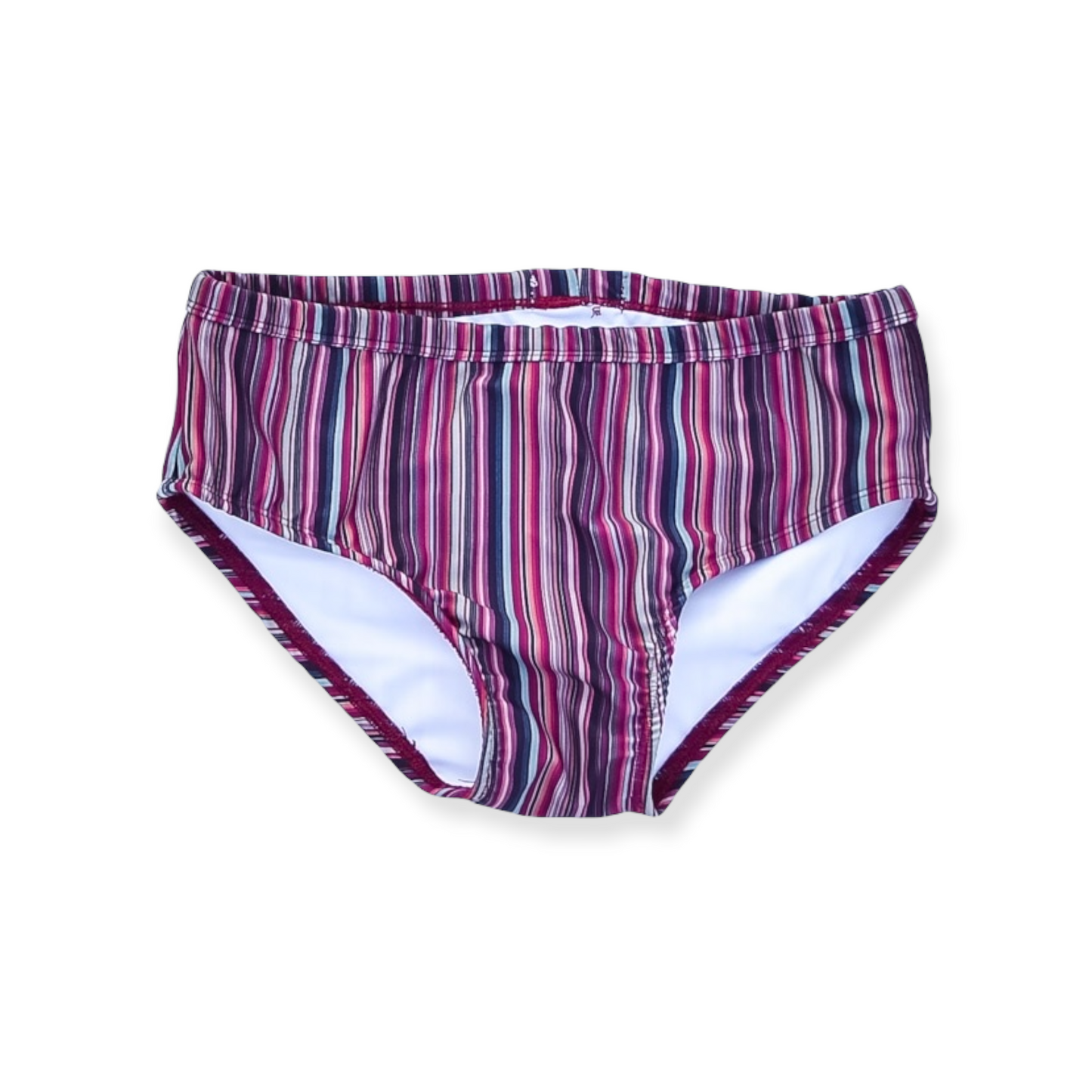 Swim Bottom - Purple Stripes